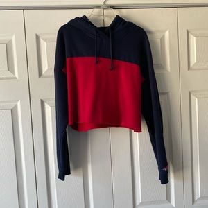 hollister cropped hoodie